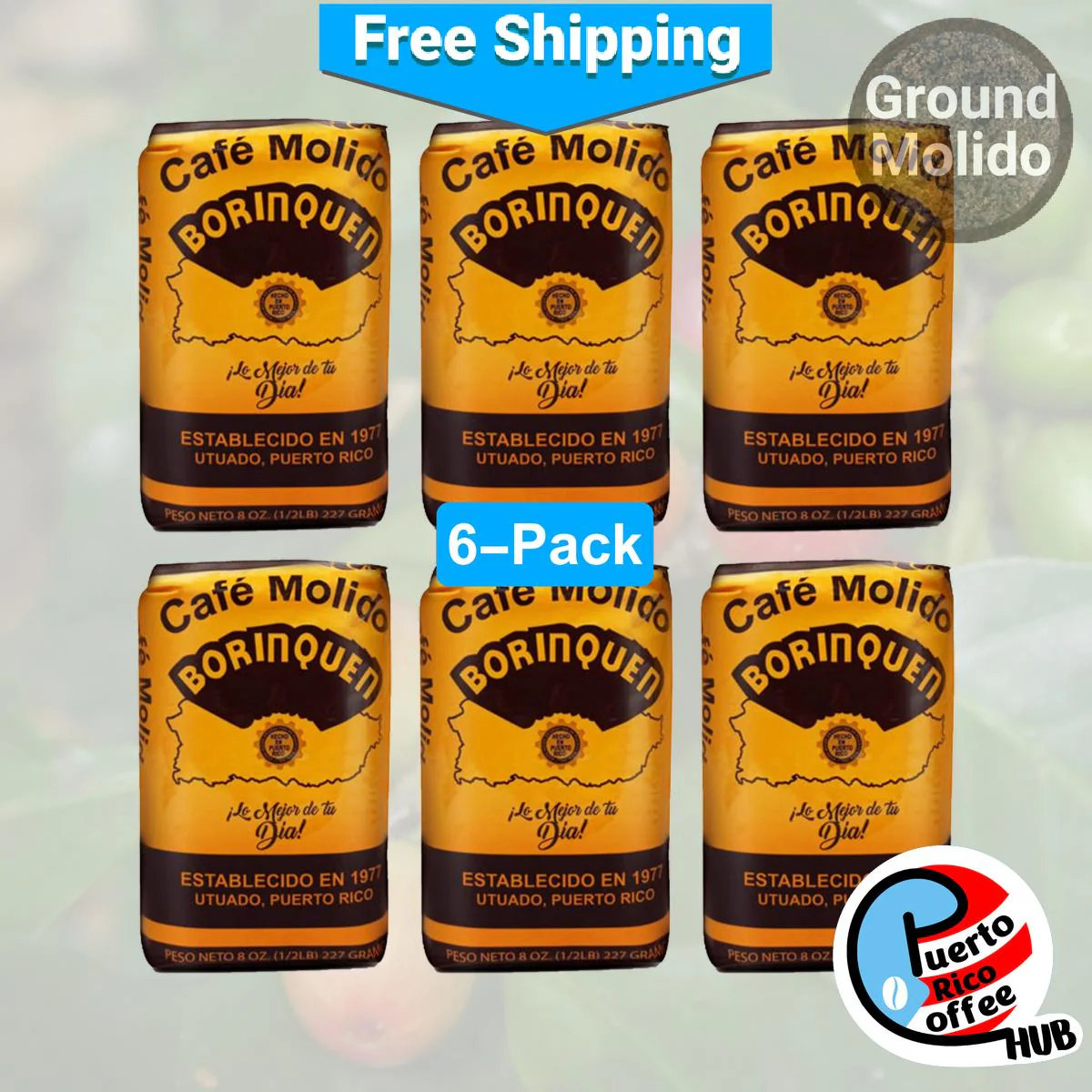 Café Borinquen Ground Coffee - Image 9