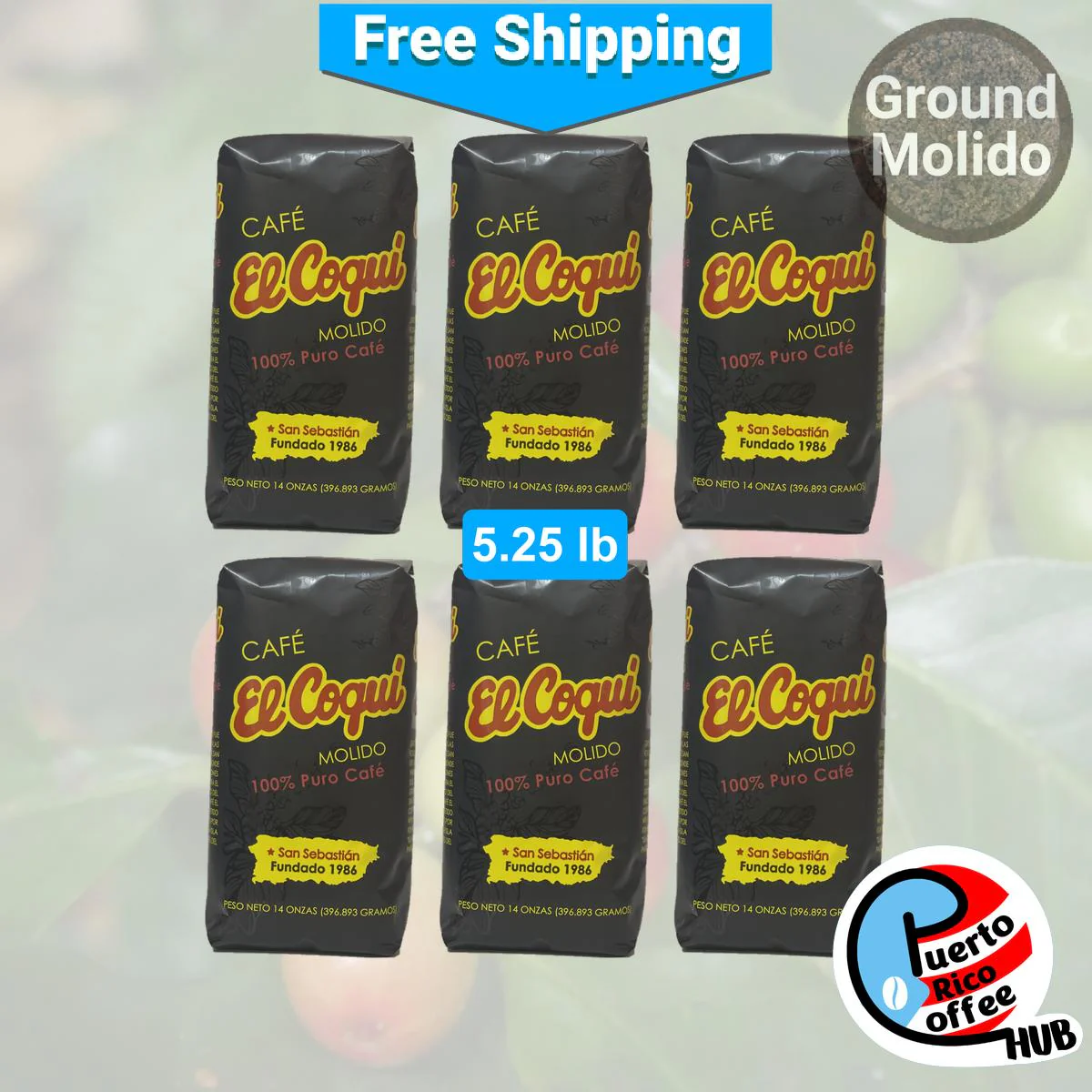 Café El Coquí Ground Coffee - Image 6