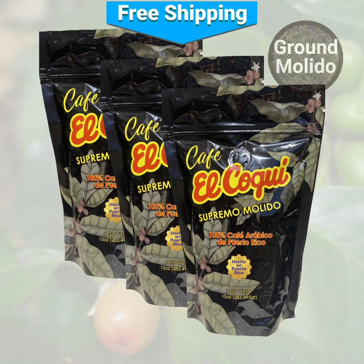 Café El Coquí Supremo Ground Coffee - Image 4